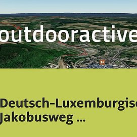 Pilgerweg in der Eifel: Deutsch-Luxemburgischer Jakobusweg Echternach - Perl