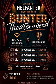 Bunter Theaterabend Helfanter Heimatbühne