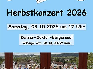 Plakat Herbstkonzert 2026