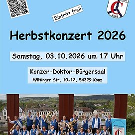 Plakat Herbstkonzert 2026