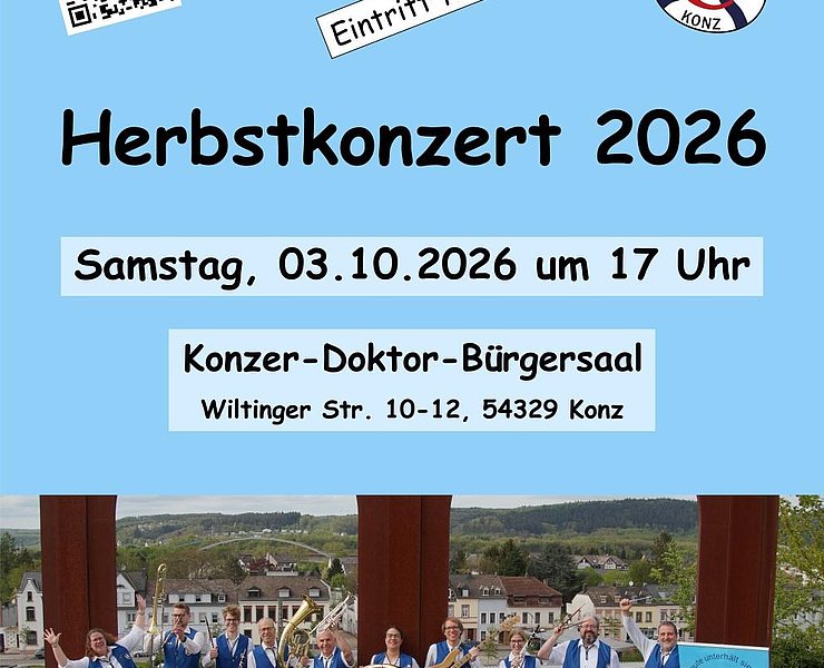 Plakat Herbstkonzert 2026