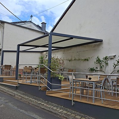 Foto: Terrasse Linden's Pension-Restaurant (6)