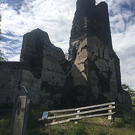 Klosterruine Wolf am Moselsteig Seitensprung Kluckertspfad