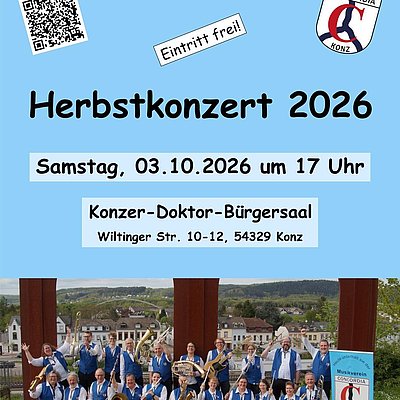 Foto: Plakat Herbstkonzert 2026
