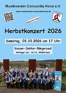 Plakat Herbstkonzert 2026