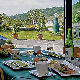 ... beim Frühstück