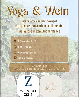 Yoga und Wein Yoga und Wein