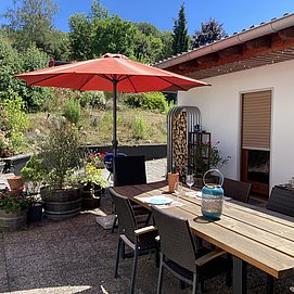 Terrasse mit Grill