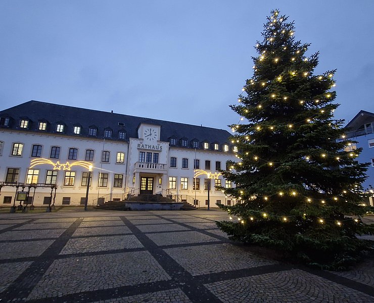 Weihnachtlicher Marktplatz Konz (2)