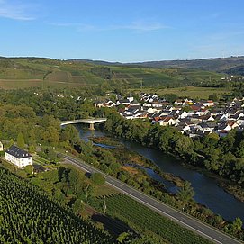 Blick auf Kanzem