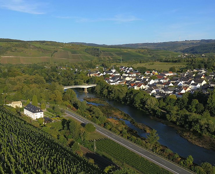Blick auf Kanzem