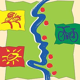Saar-Pedal Plakat Ausschnitt