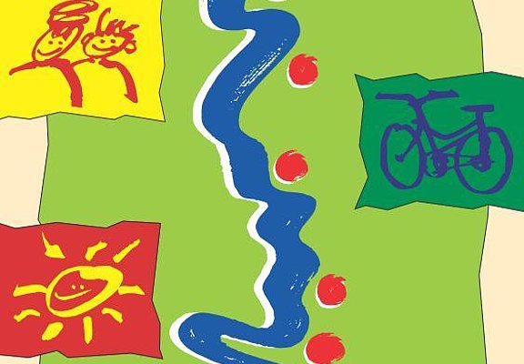 Saar-Pedal Plakat Ausschnitt