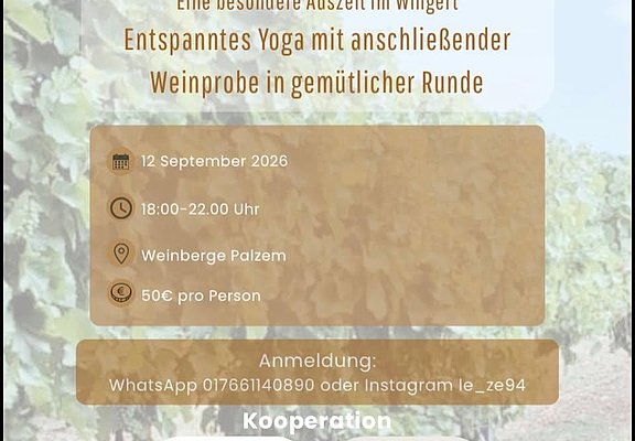 Yoga und Wein