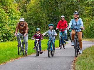 Familie Radtour