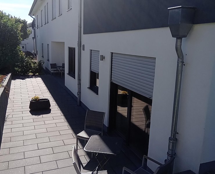 Ferienwohnungen Zum Trichter - Terrasse Neubau
