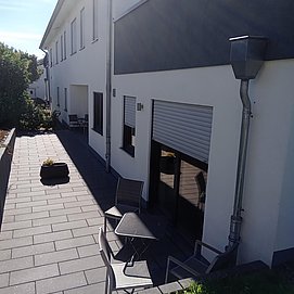 Ferienwohnungen Zum Trichter - Terrasse Neubau