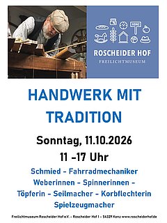 Handwerk mit Tradition 11.10.2026 Handwerk mit Tradition 11.10.2026