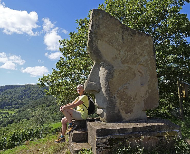 Skulptur Meteor Wawern
