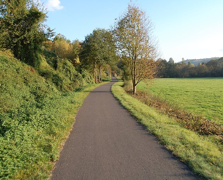 Auf dem Maare-Mosel-Radweg