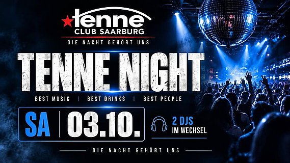 Tenne Night 03.10.2026 Tenne Night 03.10.2026