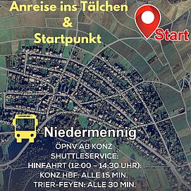 Anreise TÄLCHEN WeinKulTour