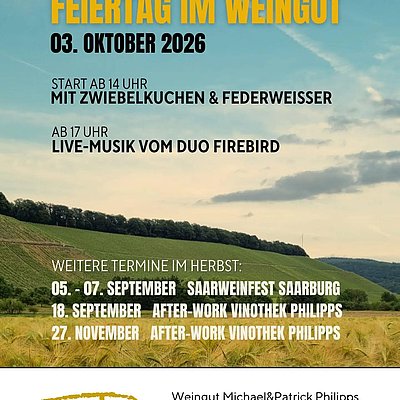 Foto: Feiertag im Weingut Philipps