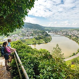 Moselsteig Etappe 6 - Blick vom Huxlayplateau
