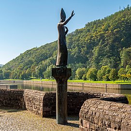 Blick auf das Ufer in Konz-Hamm