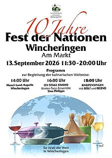 10 Jahre Fest der Nationen in Wincheringen 10 Jahre Fest der Nationen in Wincheringen