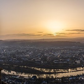 Mariensäule auf dem Moselsteig bei Trier