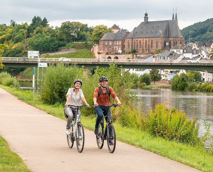 Saar-Radweg bei Saarburg 1