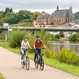 Saar-Radweg bei Saarburg 1