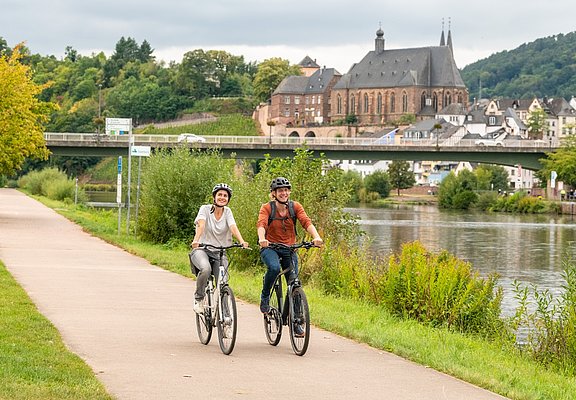 Saar-Radweg bei Saarburg 1