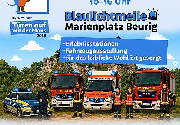 Plakat Türen auf mit der Maus