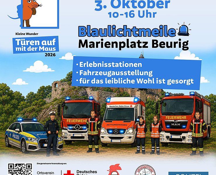 Plakat Türen auf mit der Maus