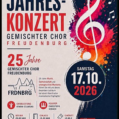 Foto: Jahreskonzert 2026 Gemischter Chor Freudenburg
