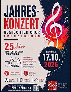 Jahreskonzert 2026 Gemischter Chor Freudenburg