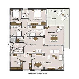 Grundriss Ferienwohnung Alter Weinberg