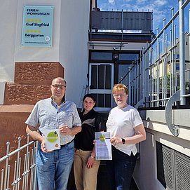 Urkundenübergabe Wanderbares Deutschland
