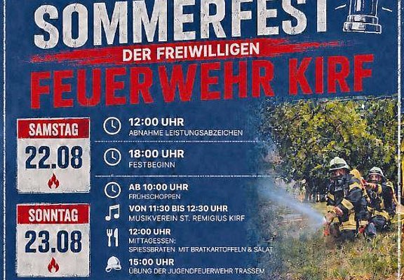 Sommerfest der FFW Kirf