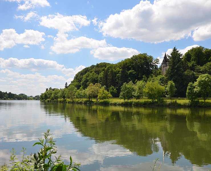 Mosel-Radweg hinter Nennig