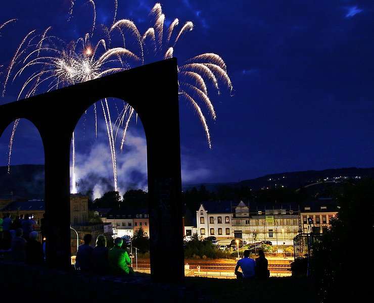 Kaiserpalast Konz - Feuerwerk