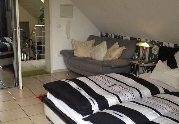 Schlafbereich Appartement 1