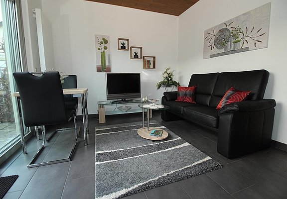 Ferienwohnung unten Wohnraum