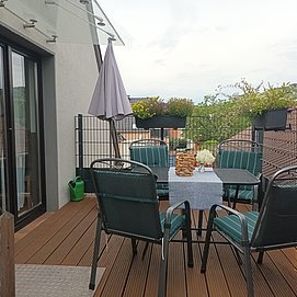 Ferienwohnungen Haus Gerda - 1. Etage Terrasse
