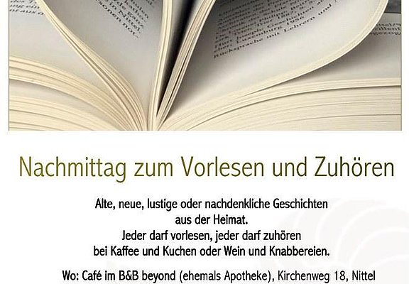 Nachmittag zum Vorlesen und Zuhören